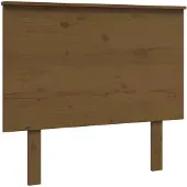 vidaXL Hoofdbord 94x6x82,5 cm massief grenenhout honingbruin