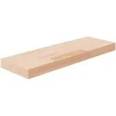 vidaXL Plank 60x20x4 cm onbewerkt massief eikenhout