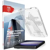 Rosso Screenprotector Geschikt voor Samsung Galaxy S23 Plus | 9H Gehard Glas | Fingerprint & Case Friendly | Met Installatietray | Eenvoudige montage