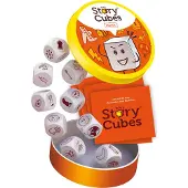 Asmodee Rory's story cubes classic - verteldobbelstenen - speciale uitgave eco blister - rond metalen opbergdoosje - alle leeftijden