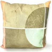 Madison sierkussen 50x50 cm Block/Round taupe pink