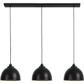 Light & Living Hanglamp 3L 135x30x26 cm KYLIE mat zwart-goud