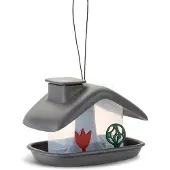 Plastia 1606970124 Voederhuisje voor vogels Antraciet 1 stuk(s)