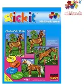 Stick-It Paard in de wei, 4-in-1, ca. 3.100 steentjes