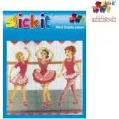 Stick-It ballet studio, ca. 4.214 steentjes, verbindingsschijfjes, ophanghaakjes en heveltje