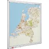 Smit Visual Whiteboard landkaart - Nederland postcodes