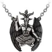 Alchemy - Personal Baphomet Ketting - Zilverkleurig