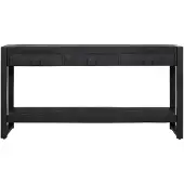 Starfurn Sidetable Boaz Black | 150 cm (Zwart, 150x35x76cm)
