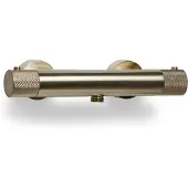 BLUE LABEL Brondby Facet Douchethermostaat - Geborsteld Goud PVD - Messing - Kranen, Douchekranen, Douchethermostaten - 8711802004821 - Kranen, Douchekranen, Douchethermostaten
