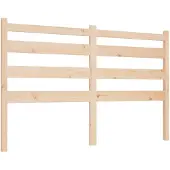 vidaXL Hoofdbord 126x4x100 cm massief grenenhout