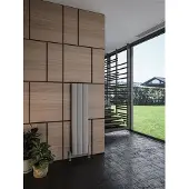 Eastbrook Guardia radiator 30x120cm aluminium 960W grijs mat