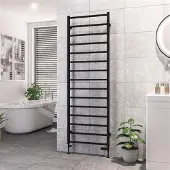 Eastbrook Tuscan Square handdoekradiator 60x180cm 789W zwart mat