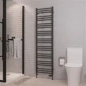 Eastbrook Corinium handdoekradiator 50x180cm 906W antraciet