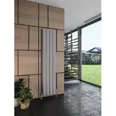 Eastbrook Guardia radiator 35x180cm aluminium 1824W grijs mat