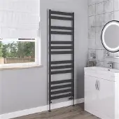 Eastbrook Pelago handdoekradiator 60x180cm aluminium 1088W antraciet