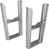 Eastbrook Rivassa voetsteuntjes voor 3 koloms radiator chroom