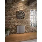 Eastbrook Guardia radiator 65x60cm aluminium 1120W grijs mat