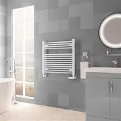 Eastbrook Biava multirail handdoekradiator 75x70cm 532W wit mat