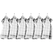Tiseco Keukendoek Home Studio Pharao Utensils Black (Set van 3) - 50 x 70 cm