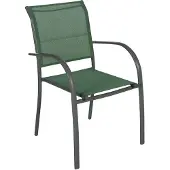 Hespéride Piazza Aluminium Tuinstoel 56 X 56 Cm - Groen