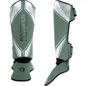 Booster Kickboks Scheenbeschermers Bangkok - Groen/Zilver - Maat S