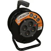 Relectric kabelhaspel 25 mtr 3x1,5mm - RELEC492176