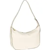 Mandarina Duck Leren Schoudertas Luna Hobo Macadamia Beige