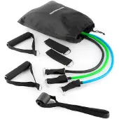 Huismerk Premium Set Weerstandsbanden met Accessoires en Oefeningengids - Set van 3