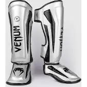 Venum Elite Kickboks Scheenbeschermer - SILVER/BLACK - XL