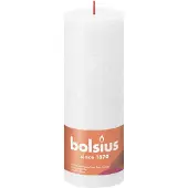 Bolsius Stompkaars Rustiek Shine Helder Wit 85 Uur D 6,8 H 19 Cm