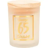 Paper Dreams Geurkaars Klein Goud/wit - 65 Jaar wit Paperdreams Kaars