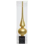 Décoris Piek glas mat 260 mm licht goud