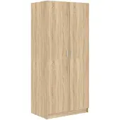 vidaXL Kledingkast 80x52x180 cm bewerkt hout sonoma eikenkleurig