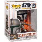 Funko POP! POP! Star Wars: The Mandalorian - The Mandalorian #326 | Bobble-Head Vinyl Figure |