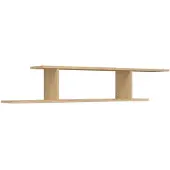 vidaXL Tv-wandschap 125x18x23 cm bewerkt hout sonoma eikenkleurig