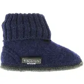 Bergstein kids pantoffels donkerblauw Jongens/Meisjes Wol Effen - maat 23