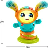 Fisher-Price DJ Bouncin Beats Leerrobot - Peuter speelgoed - Meertalig
