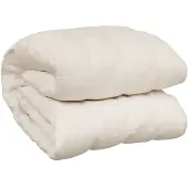 vidaXL Verzwaringsdeken 155x220 cm 7 kg stof lichtcrèmekleurig