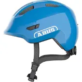 ABUS Fietshelm SMILEY 3.0 shiny blue S - 45-50 cm - blauw - Geschikt voor gebruik op kinderfietsen - 220 g