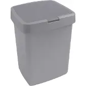 Sunware Delta prullenbak klep 10L grijs