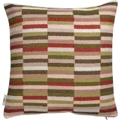 Røros Tweed Ida kussen 50x50 cm Olive burgundy
