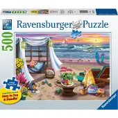 Ravensburger puzzel Strandavond - Legpuzzel - 500 stukjes