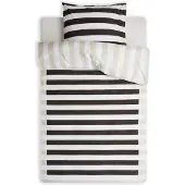 Marc O'Polo Dekbedovertrek Sanna Anthracite Percal-140 x 200 / 220 cm | 1-Persoons