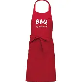 Kariban Mijncadeautje - Luxe schort - BBQ Specialist - rood