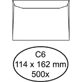 Quantore Envelop quantore bank c6 114x162 80gr wt | Doos a 500 stuk