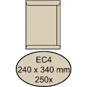 Quantore Envelop Quantore akte EC4 240x340mm cremekraft 250stuks