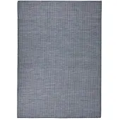 vidaXL Buitenkleed platgeweven 200x280 cm blauw