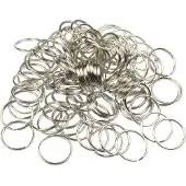 Kangaro sleutelringen metaal 30 mm (100 stuks)