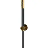 Hotbath Handdouche archie met wandsteun en doucheslang voor opbouwkraan geborsteld messing pvd