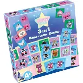 Tactic Lumo Stars 3-in-1 Spellenverzameling – Kaartspel – Lotto – Domino – Memo – Kinderspel vanaf 4 jaar